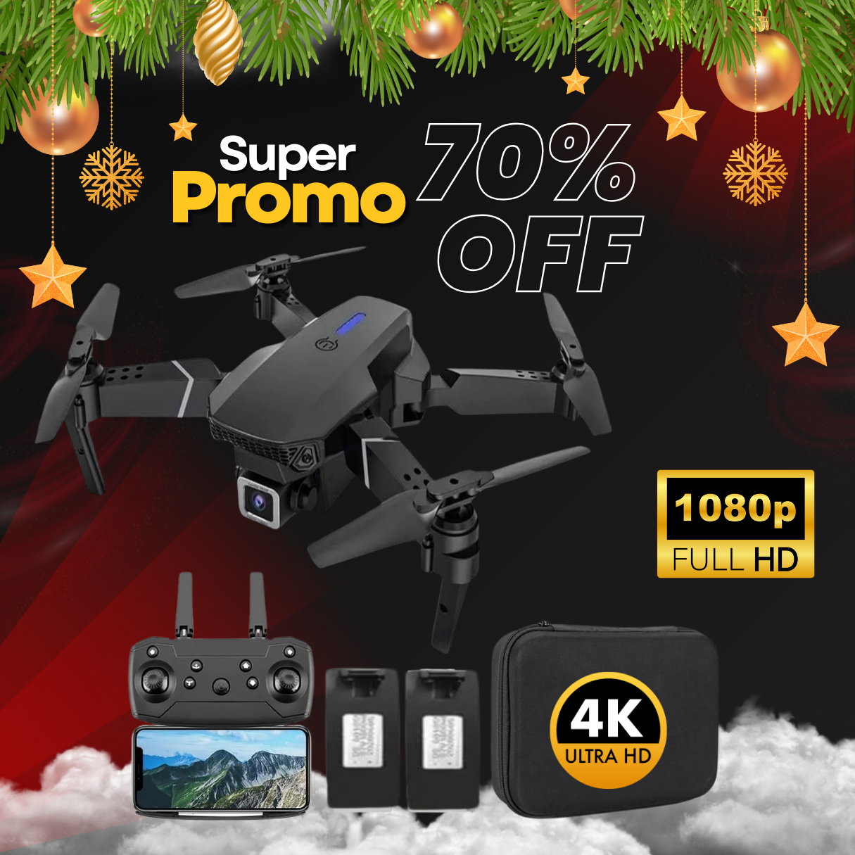 DRON SKY PRO MAX® 4K ULTRA HD